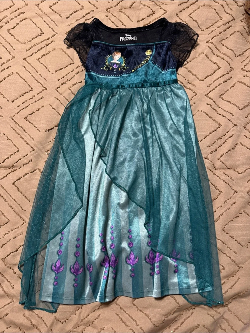 Disney Teal and Purple Anna nightgown